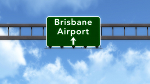 Brisbane Airport Route Sign