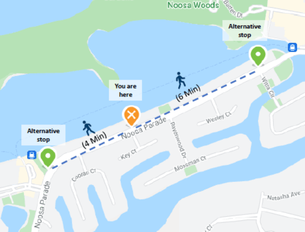 Noosa Parade Bus Stops Temporary Closures – Witta Circle, Key Court And Quamby Place 2